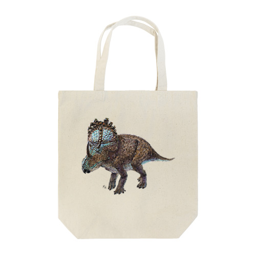 Sinoceratops(水彩） トートバッグ