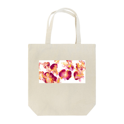 red pansy Tote Bag