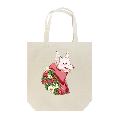 雪に咲く花 Tote Bag