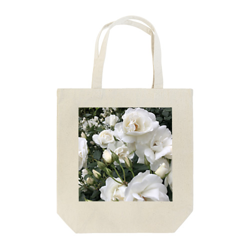 White Rose Tote Bag