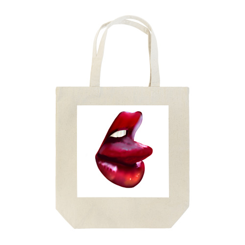 lip and tongue Tote Bag