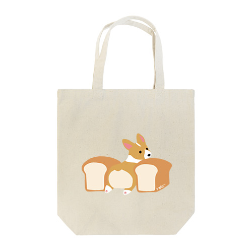 コーギー×食パン Tote Bag