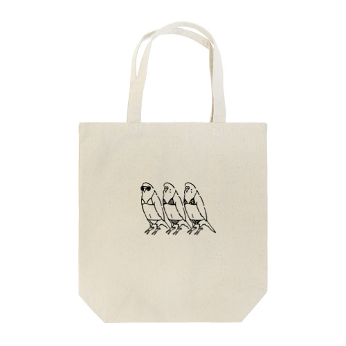 ビキニのインコ Tote Bag