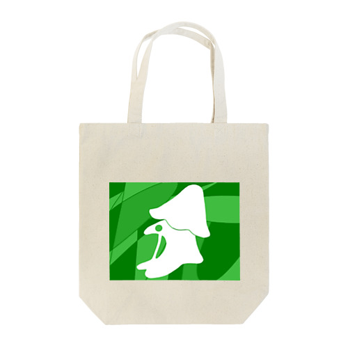 わたがしデザイン（緑・白） Tote Bag