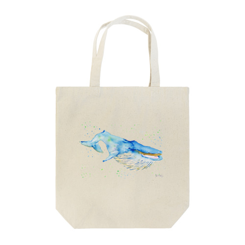 水彩画クジラ Tote Bag