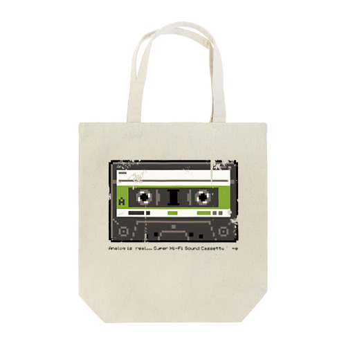 "Analog is Real" CASSETTE TAPE Tote Bag