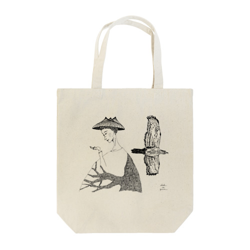 木と鳥 Tote Bag