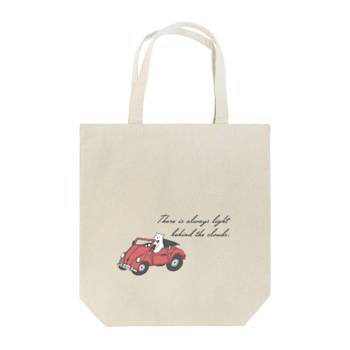 オデカケクマさん「晴れの日ドライブ」 Tote Bag