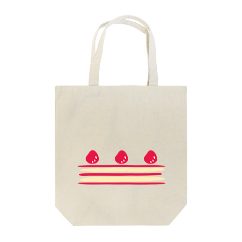 トリプルいちごミルフィーユ Tote Bag