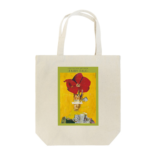 12TH COLLAGE ART SHOW Flower Tote Bag