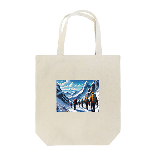 冬の登山隊 Tote Bag