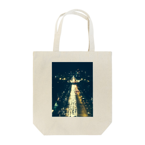 夜のシャンゼリゼ通り Tote Bag