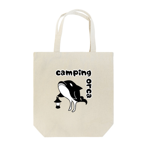 camping orca  シャチ　オルカ Tote Bag