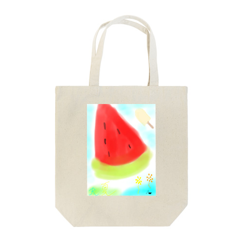 夏のスイカ Tote Bag