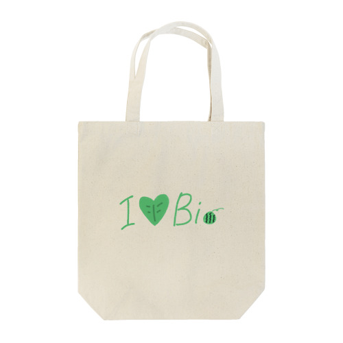 アイ・ラブ・バイオ Tote Bag