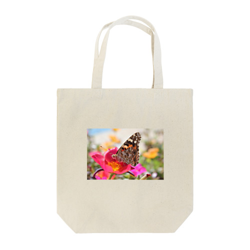花と蝶 Tote Bag