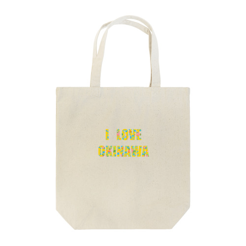 紅型 LOVE OKINAWA Tote Bag