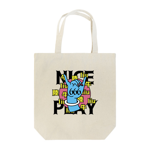 NICE PLAY【666】 Tote Bag