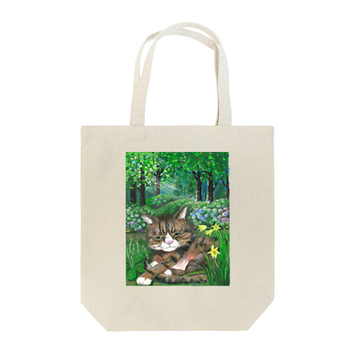 お昼寝ねこ Tote Bag