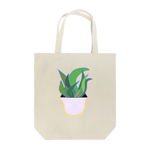 サンスベリアの鉢植え Tote Bag