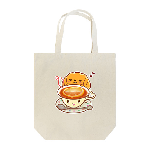 クロワッサンと紅茶 Tote Bag