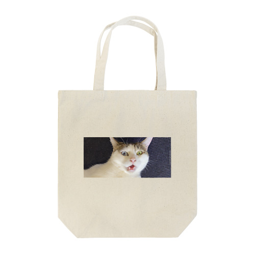 白猫オッドアイ Tote Bag