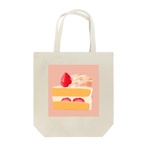 ピンク味ショートケーキ Tote Bag