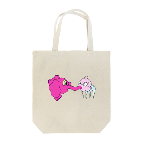 Pink Elephant Tote Bag