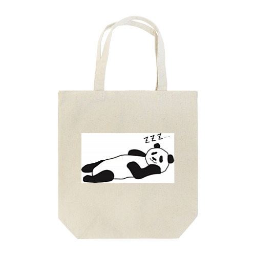 ぱんだ　寝ています・・・。 Tote Bag