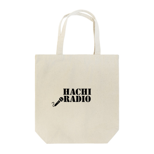 ハチラジトートバッグ（黒文字） Tote Bag