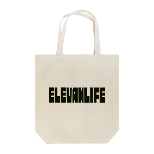 「ELEVANLIFE」文字グッズ Tote Bag