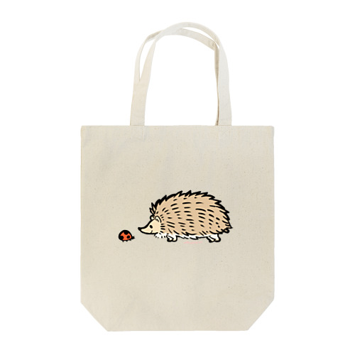 テントウムシとハリネズミ Tote Bag