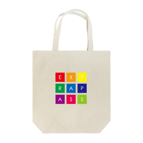 COLORFUL SQUARE LOGO トートバッグ