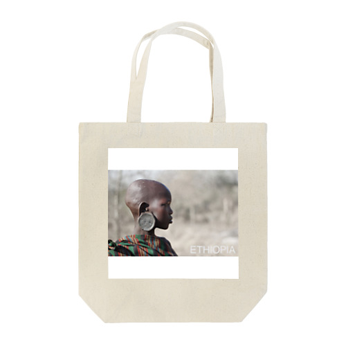 ムルシ族の少女 Tote Bag