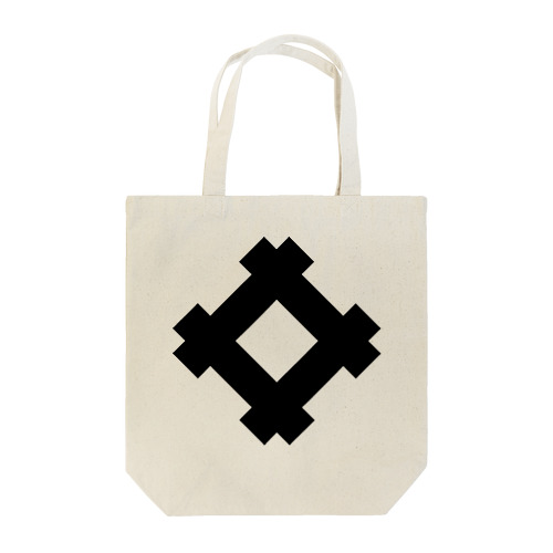 家紋 隅立て井筒 Tote Bag