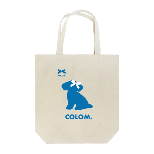 COLOM.トイプードル！人気かわいい！いぬ犬グッズ！といぷーどる 青ブルー Tote Bag