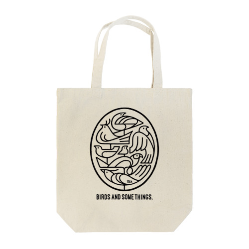 トートバッグ／BAST.／ブラックライン Tote Bag