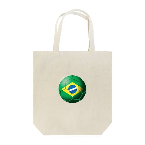 ブラジル国旗ボール トートバッグ