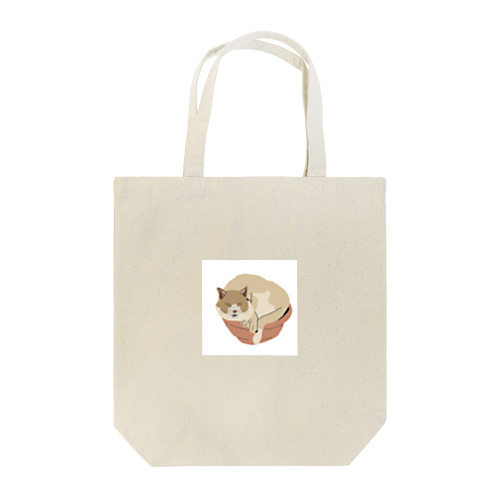 鉢猫 Tote Bag