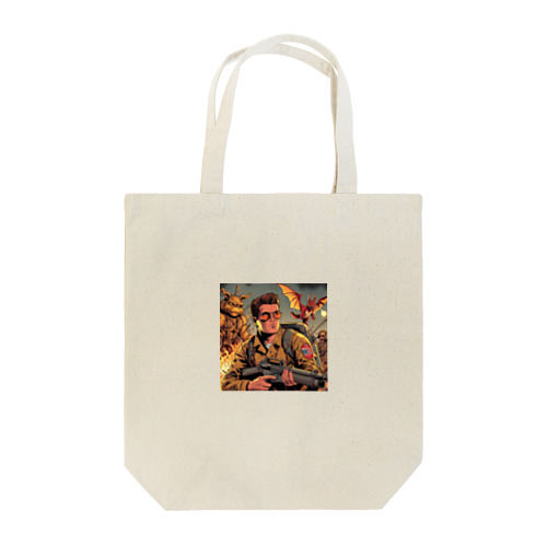 アメコミ風戦闘員のグッズ Tote Bag