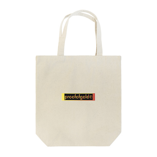 プルーフオブゴールド柄 Tote Bag