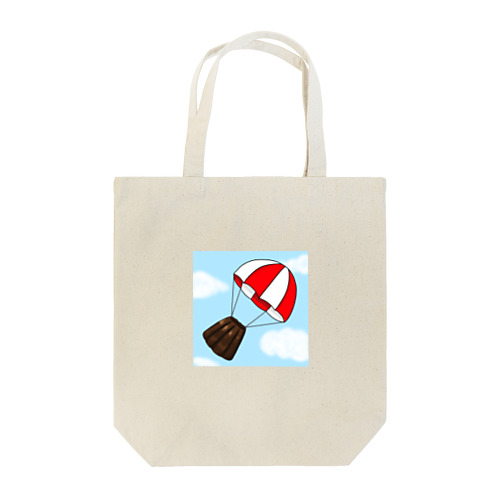 パラシュートをつけたカヌレ Tote Bag