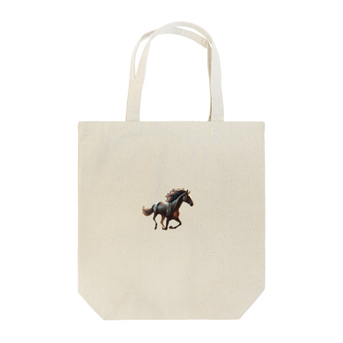 あなたの愛馬！力強く走る馬 Tote Bag