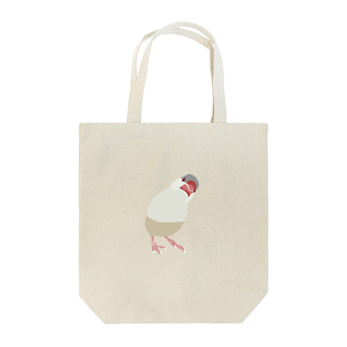 クリームイノ文鳥 Tote Bag