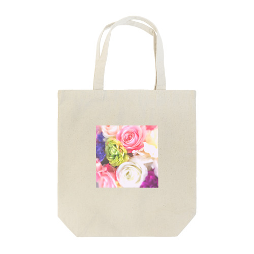 pastel flowers Tote Bag