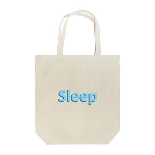 sleep かわいいロゴ Tote Bag
