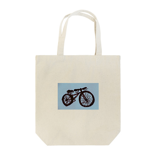 自転車ブルーバック Tote Bag