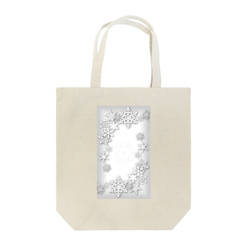 Snowflake Garden Tote Bag