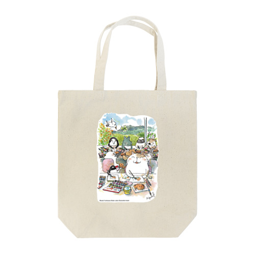 水彩イラストDiary Tote Bag