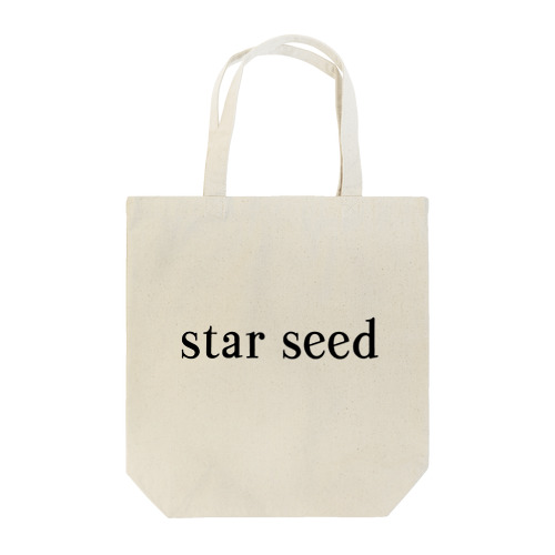 シンプル　star seed デザイン トートバッグ